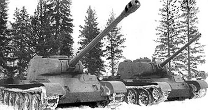 Прототип T-44-122 и T-44-85