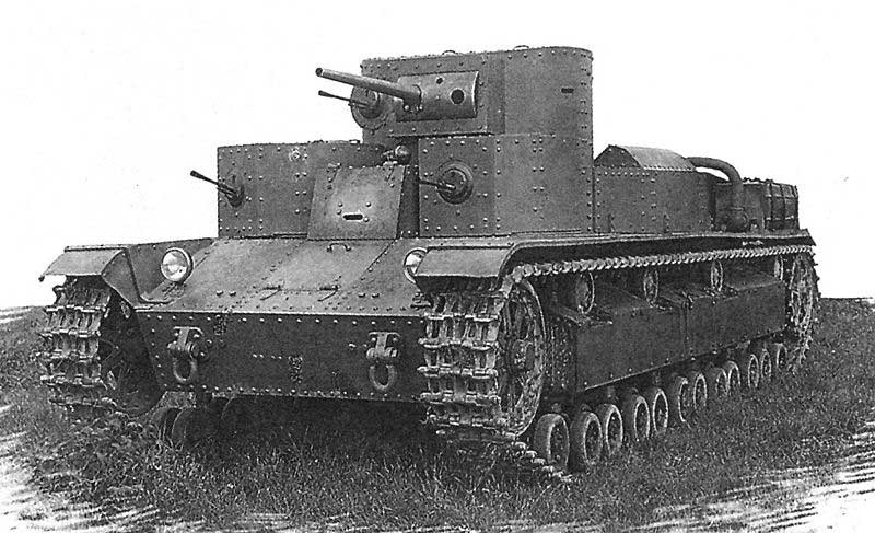 Прототип танка Т-28, 1932 год Прототип танка Т-28, 1932 год