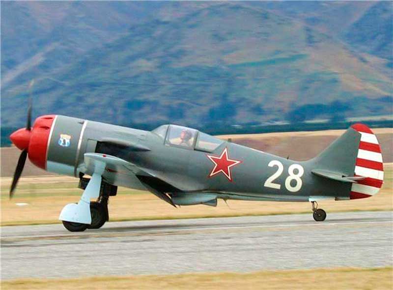 Ла-9 на авиашоу в Ванаке. Ла-9 на авиашоу в Ванаке.