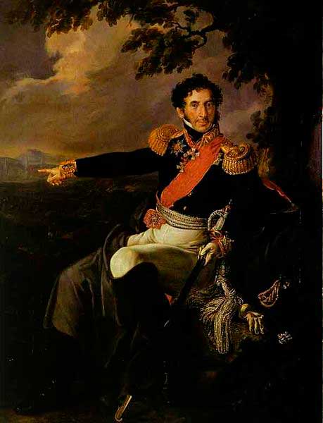 Портрет П. И. Багратиона. Художник В. А. Тропинин, 1815 г.