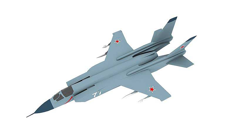 3D-модель Як-141, выполненная с помощью Google SketchUp