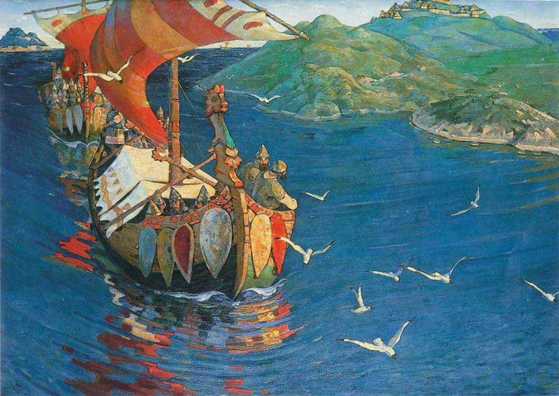 «Заморские гости» Рерих Н. К. «Заморские гости» Рерих Н. К.