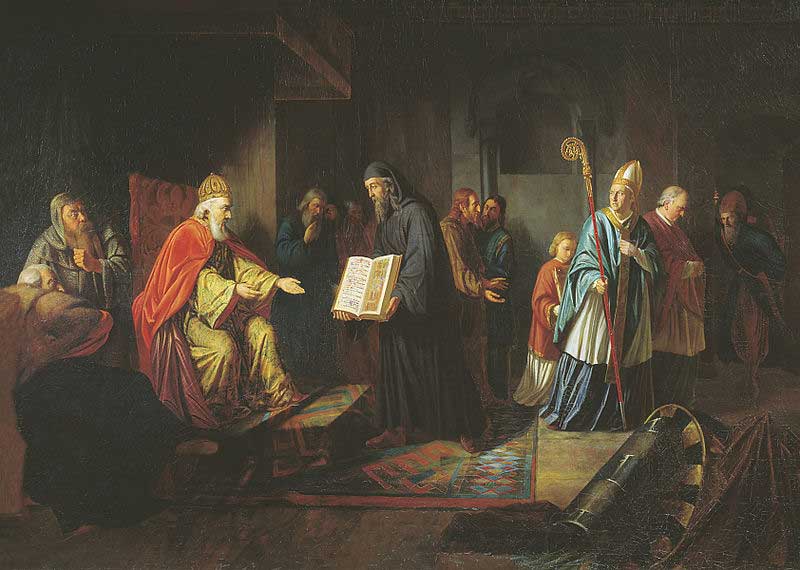 Великий князь Владимир избирает религию. И. Эггинк, 1822 Великий князь Владимир избирает религию. И. Эггинк, 1822