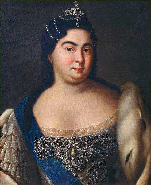Екатерина I. Портрет неизвестного художника. Екатерина I. Портрет неизвестного художника.