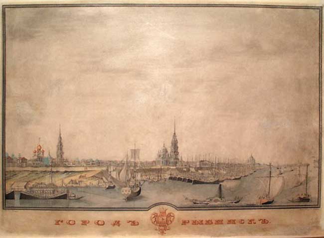 Иван Белоногов. Город Рыбинск (1848 г.) Иван Белоногов. Город Рыбинск (1848 г.)
