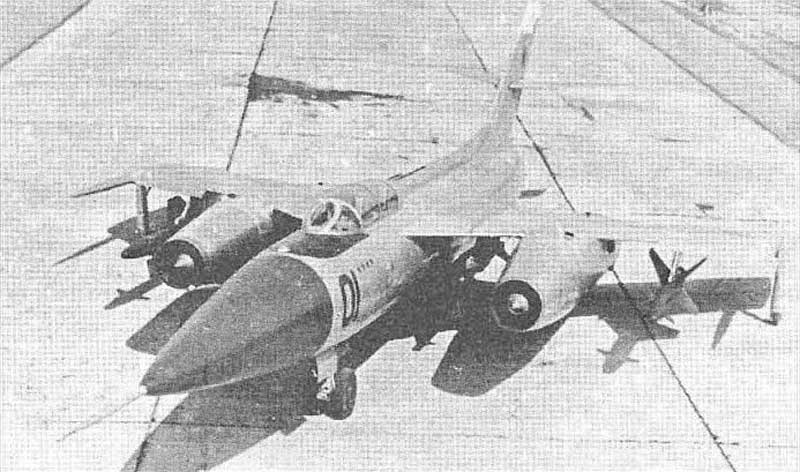 Модернизированный Як-28П с УР Р-3.