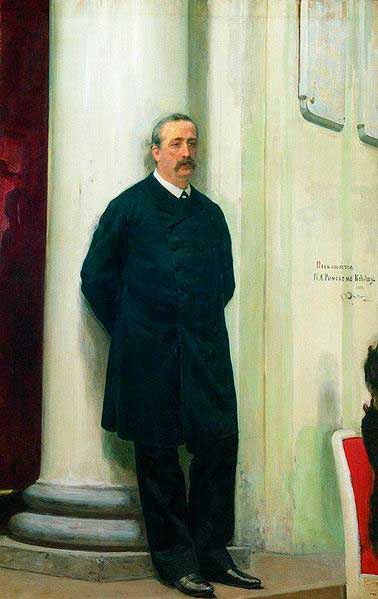 А. П. Бородин. Портрет работы Ильи Репина (1888)