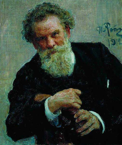 Владимир Короленко. Портрет И. Е. Репина. Владимир Короленко. Портрет И. Е. Репина.