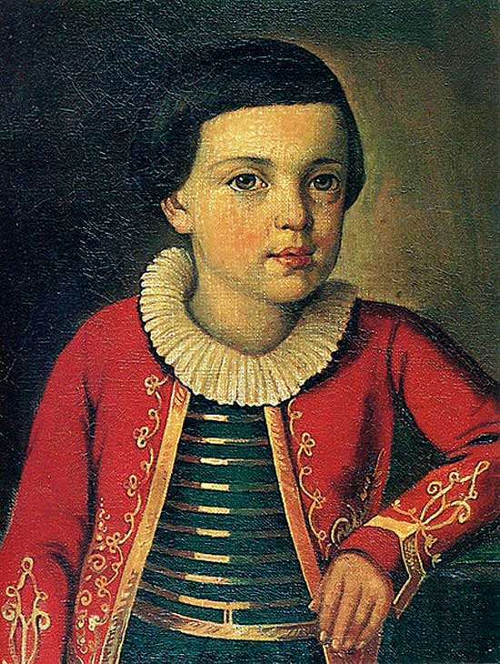 Русский писатель и поэт Лермонтов, Михаил Юрьевич