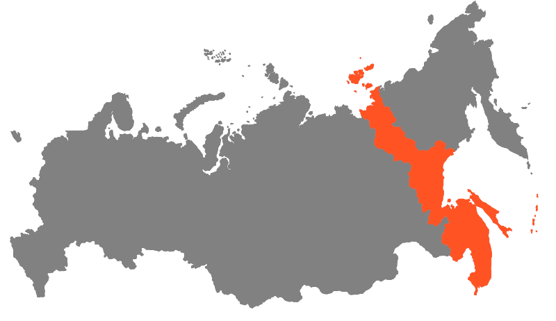 Карта Владивостока Время зоны (UTC +10) России. Карта Владивостока Время зоны (UTC +10) России.