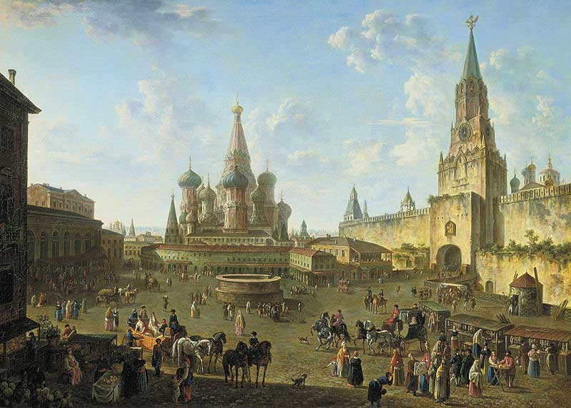 Красная площадь. Картина Ф.Алексеева Красная площадь. Картина Ф.Алексеева