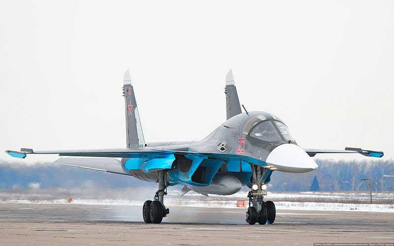 Су-34 бортовой номер 23 Красный. Аэродром Балтимор.