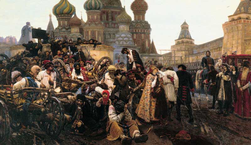 Утро стрелецкой казни. Худ. В. И. Суриков, 1881