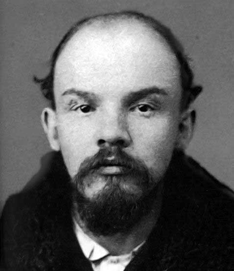 Полицейская фотография В. И. Ульянова, декабрь 1895