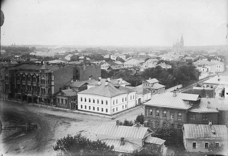 Вид Рыбинска с пожарной каланчи (1900-е гг.) Вид Рыбинска с пожарной каланчи (1900-е гг.)