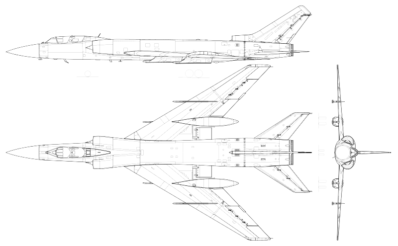 Схема Tу-128 Схема Tу-128