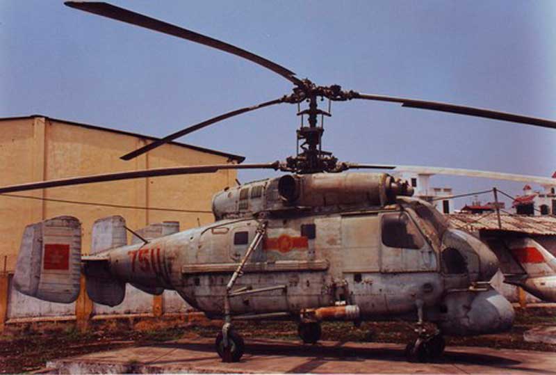 Ка-25БШЗ в музее ВВС Вьетнама, Ханой, 2009 год.