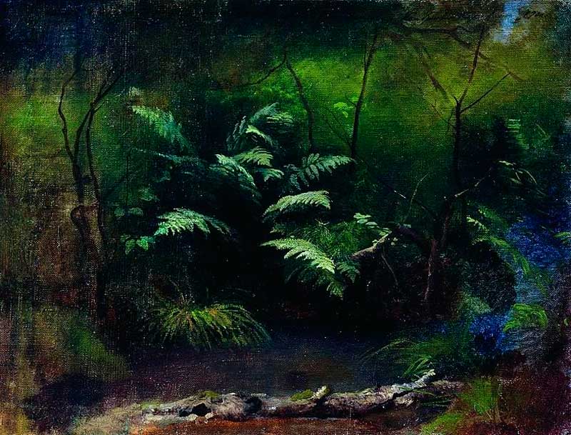 И. Левитан. Папоротники у воды. 1895 И. Левитан. Папоротники у воды. 1895