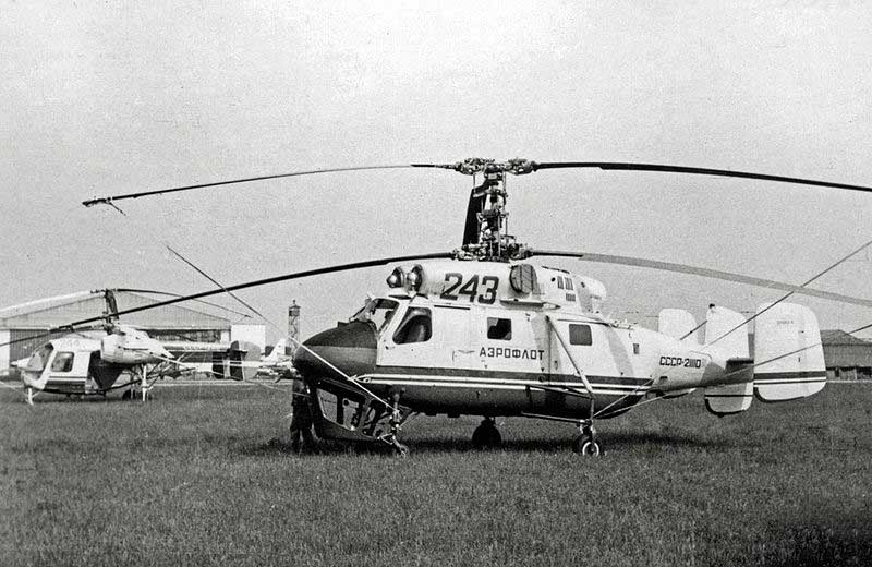 Ка-25К на 27-м Международном авиасалоне в Ле-Бурже, 1967 год.