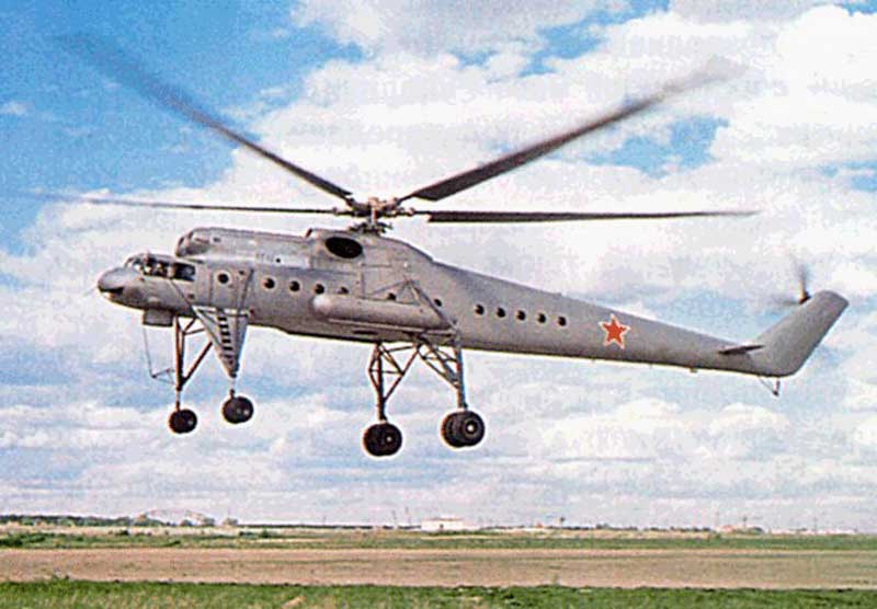 В 1960 году состоялся первый полёт вертолёта Ми-10 В 1960 году состоялся первый полёт вертолёта Ми-10