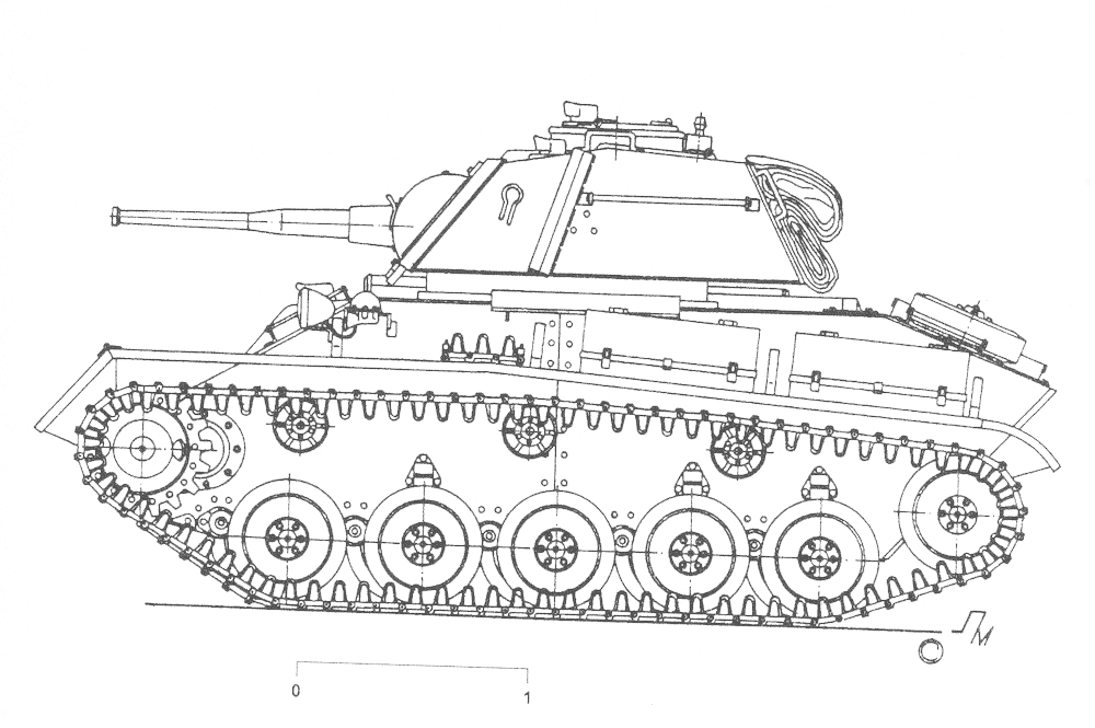 Схема легкого танка т-80 Схема легкого танка т-80