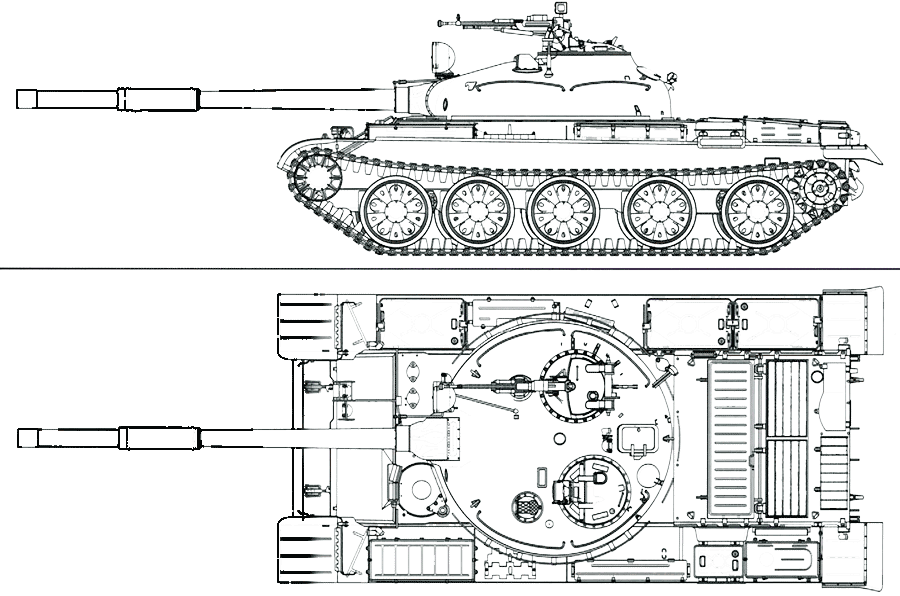 Конструкции танка Т-62