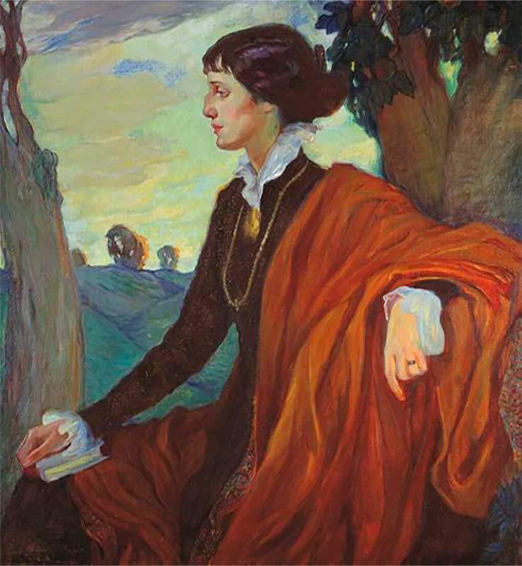 Портрет Ахматовой работы Ольги Кардовской, 1914 год Портрет Ахматовой работы Ольги Кардовской, 1914 год