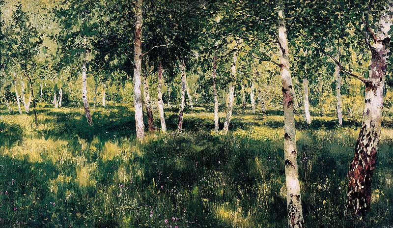 Берёзовая роща, 1885—1889 Берёзовая роща, 1885—1889