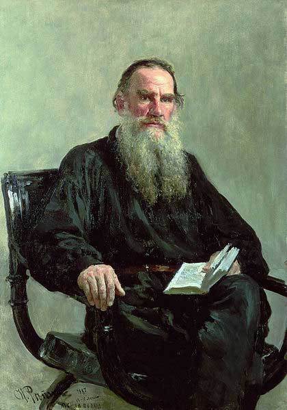 И. Е. Репин. Портрет Льва Николаевича Толстого (1887). И. Е. Репин. Портрет Льва Николаевича Толстого (1887).