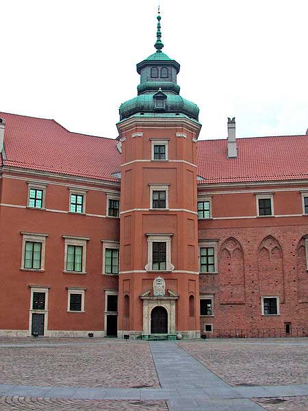 Башня Владислава, Королевский дворец в Варшаве, 1637 год. Башня Владислава, Королевский дворец в Варшаве, 1637 год.