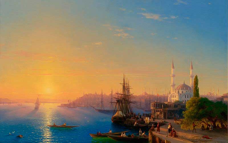 &laquo;Вид Константинополя и Босфора&raquo;. 1856