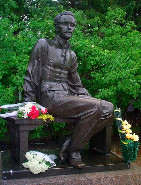 Памятник Лермонтову в Тарханах (Пензенская область), 1985.