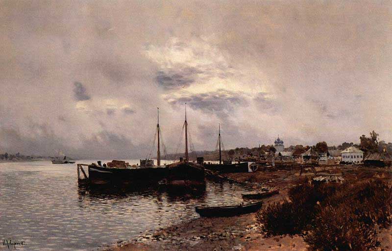 После дождя. Плёс, 1889, ГТГ После дождя. Плёс, 1889, ГТГ