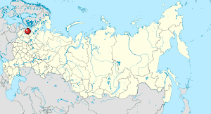 Карта города Колпина