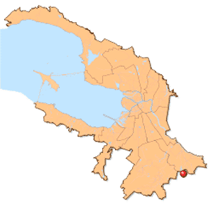 Карта города Колпина