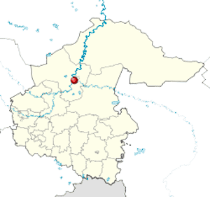 Карта города Тобольска