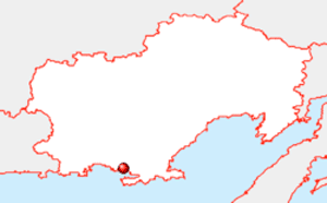 Карта города Магадан