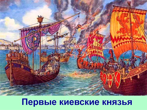 Презентация на тему Первые киевские князья обобщение