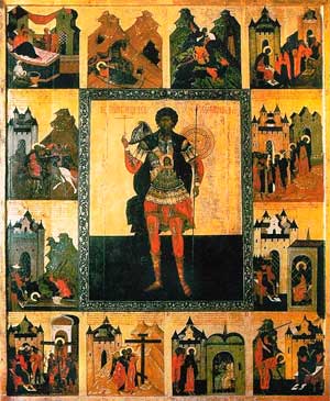 Житийная икона из Кальбенштайнберга (на нем.)