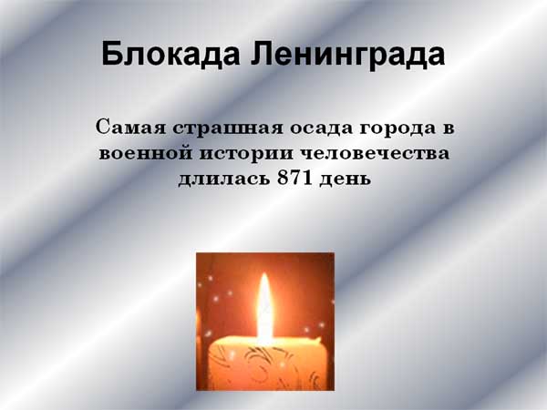 Блокада Ленинграда: 871 день