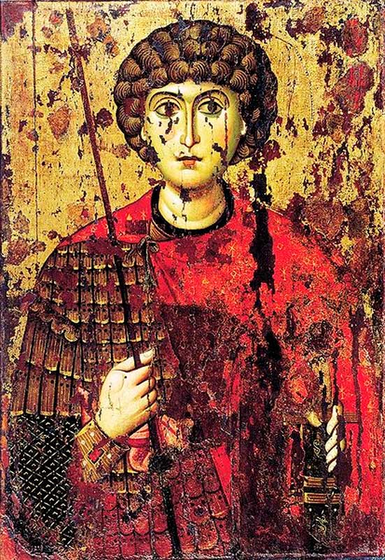 Святой Георгий. к. XI-XII вв. Святой Георгий. к. XI-XII вв.
