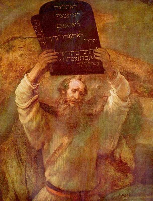 &laquo;Моисей со скрижалями законов&raquo;, Рембрандт, 1659.
