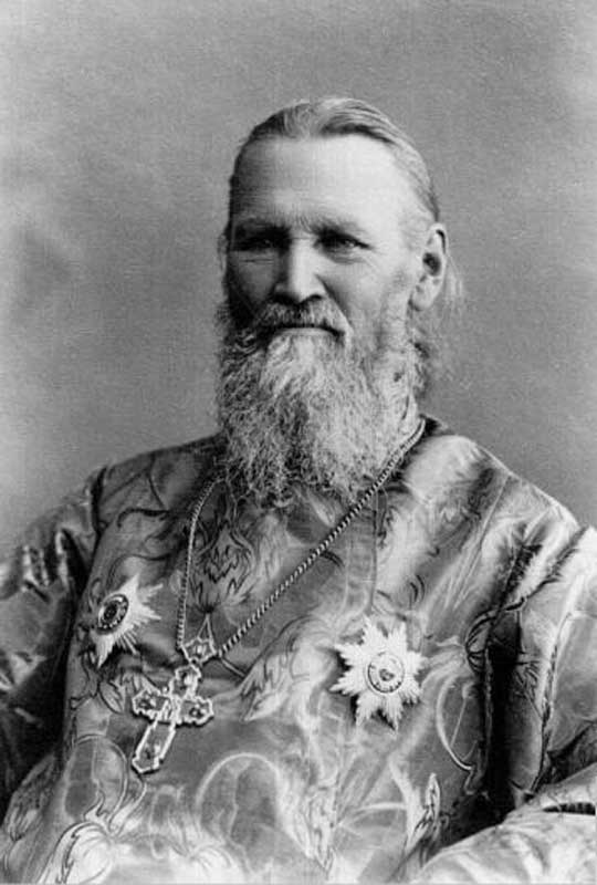 Русский священник Иоанн Кронштадтский, 1900 г.