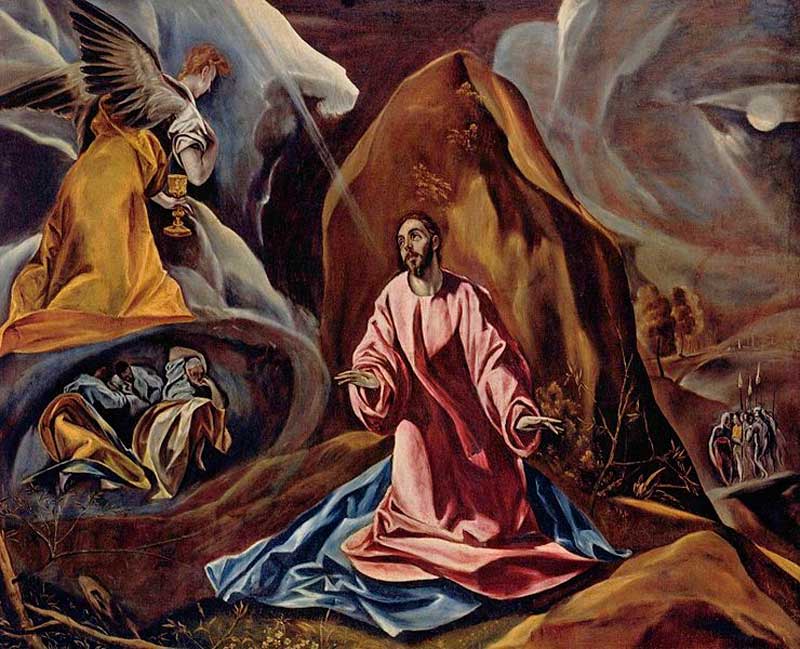 Моление о чаше, Эль Греко, 1605 год