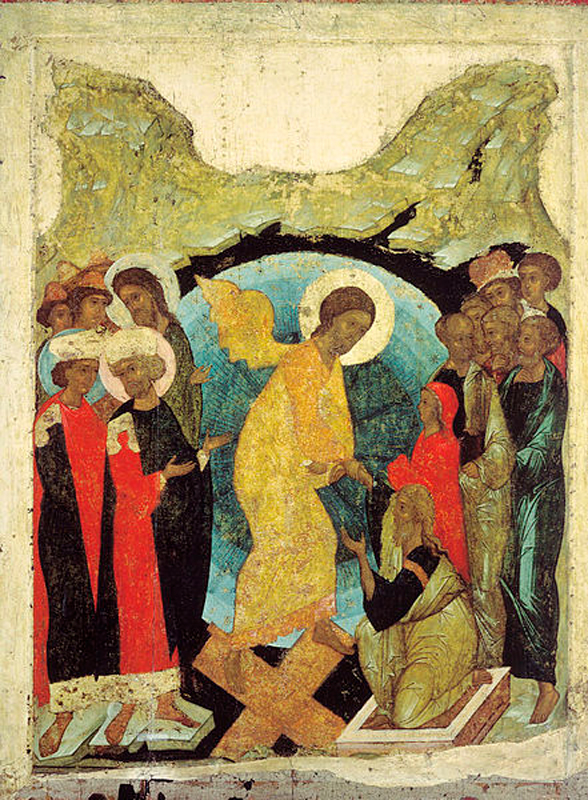 Сошествие во ад (икона Андрея Рублёва (?), 1408&mdash;1410 годы)