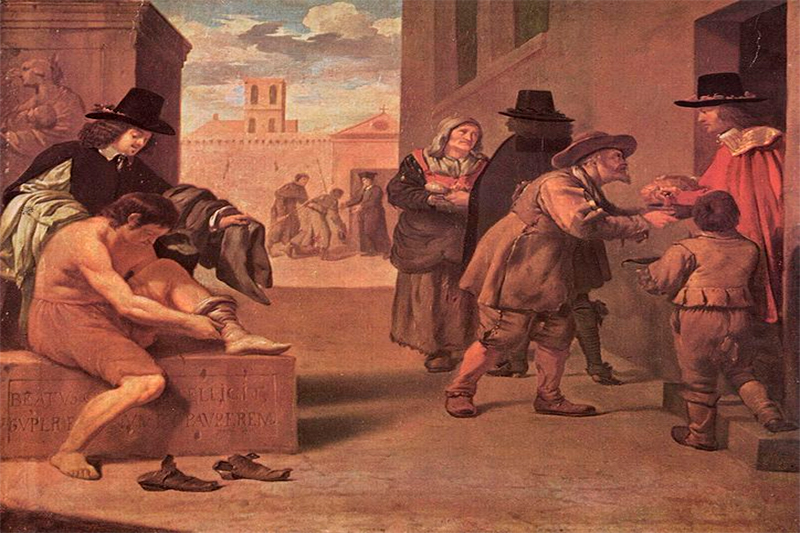 Дела милосердия Пьер Монталье, 1680