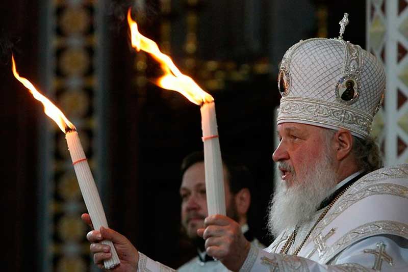 Церемония принесения огня в Москву